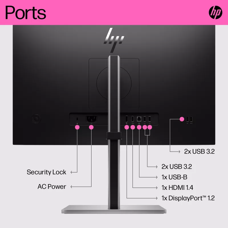 Monitor HP E24t G5 23.8 tolli puutetundlik Full HD LCD 1920x1080