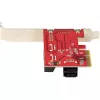 StarTech.com SATA PCIe kaart - 6 pordiga PCIe SATA laienduskaart - 6 Gbit/s - madal/täisprofiil - virnastatud SATA pistikud - ASM1166 mitte-RAID - PCI Express SATA muundur