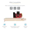 StarTech.com SATA PCIe kaart - 6 pordiga PCIe SATA laienduskaart - 6 Gbit/s - madal/täisprofiil - virnastatud SATA pistikud - ASM1166 mitte-RAID - PCI Express SATA muundur