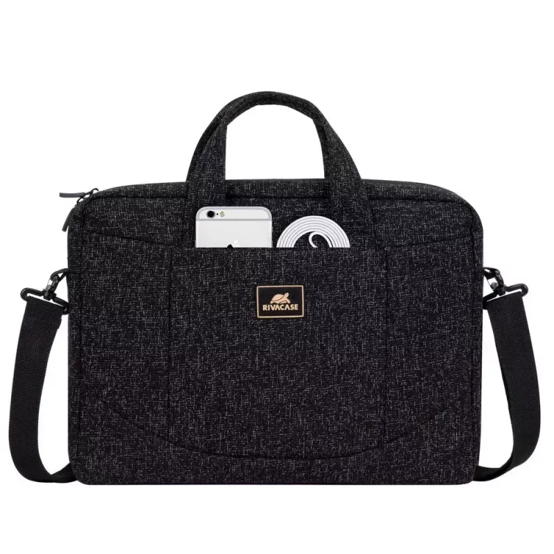 Messenger case Rivacase 7931 39.6 cm 15.6 inch Must Valge