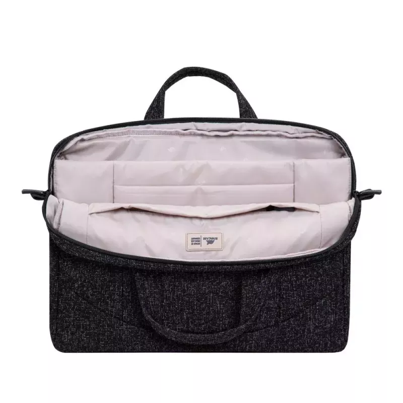 Messenger case Rivacase 7931 39.6 cm 15.6 inch Must Valge