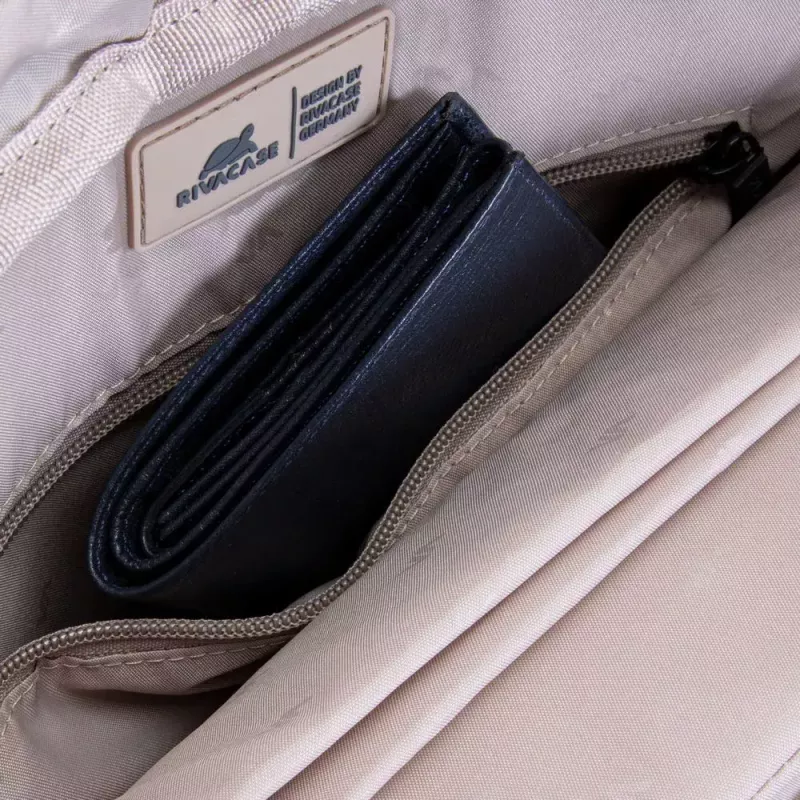 Messenger case Rivacase 7931 39.6 cm 15.6 inch Must Valge