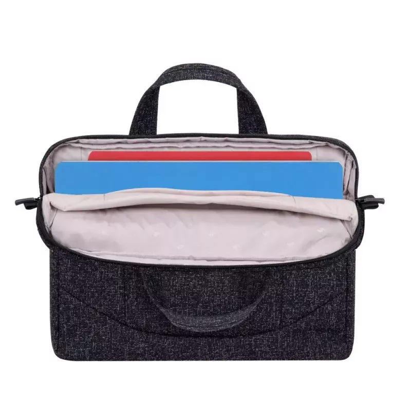 Messenger case Rivacase 7931 39.6 cm 15.6 inch Must Valge
