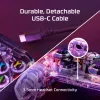 HyperX Clutch Gladiate - juhtmega mänguri RGB-kontroller - Xbox, mängupult, Xbox One, Xbox Series X, juhtmega, USB, USB Type-A, USB USB-C, läbipaistev
