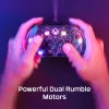 HyperX Clutch Gladiate - juhtmega mänguri RGB-kontroller - Xbox, mängupult, Xbox One, Xbox Series X, juhtmega, USB, USB Type-A, USB USB-C, läbipaistev