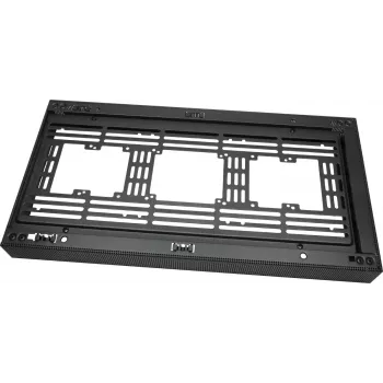 PC Mini Tower korpus INTER-TECH IM-2 Expander, Mini-ITX/Micro ATX, toetab ATX/SFX toiteplokke, 2,5-tollised ja 3,5-tollised kettad, ees/peal 120/140 mm ventilaatorid, must