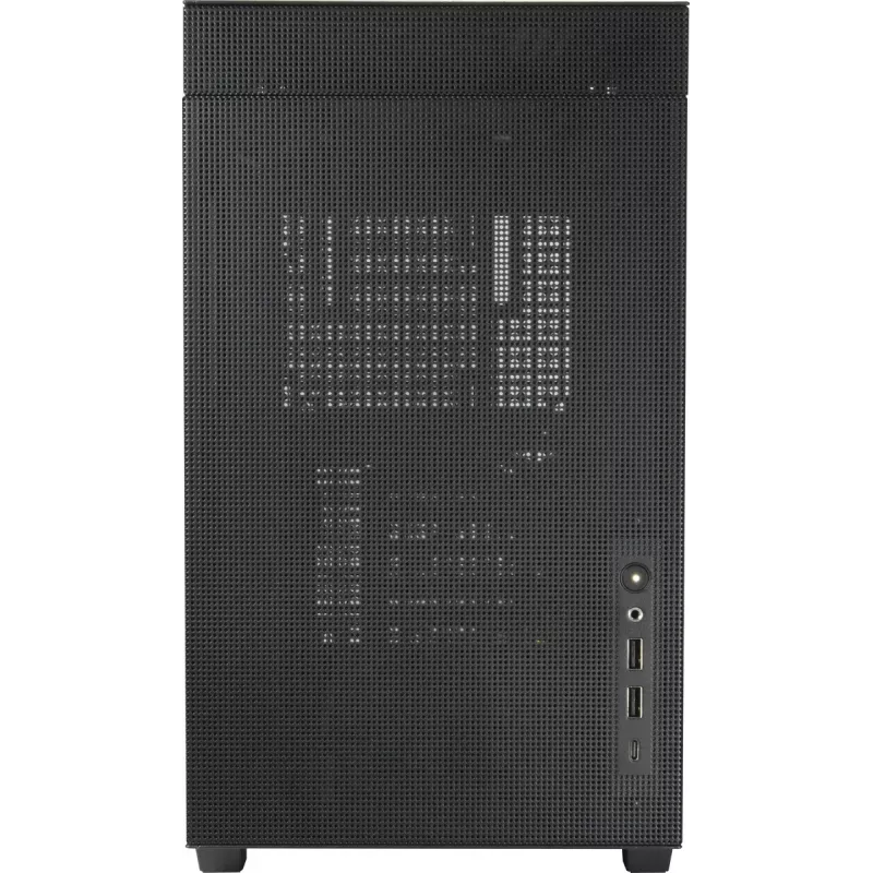 PC Mini Tower korpus INTER-TECH IM-2 Expander, Mini-ITX/Micro ATX, toetab ATX/SFX toiteplokke, 2,5-tollised ja 3,5-tollised kettad, ees/peal 120/140 mm ventilaatorid, must