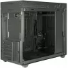 PC Mini Tower korpus INTER-TECH IM-2 Expander, Mini-ITX/Micro ATX, toetab ATX/SFX toiteplokke, 2,5-tollised ja 3,5-tollised kettad, ees/peal 120/140 mm ventilaatorid, must