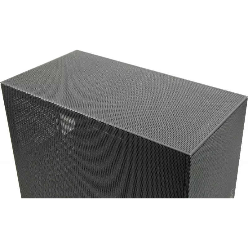 PC Mini Tower korpus INTER-TECH IM-2 Expander, Mini-ITX/Micro ATX, toetab ATX/SFX toiteplokke, 2,5-tollised ja 3,5-tollised kettad, ees/peal 120/140 mm ventilaatorid, must