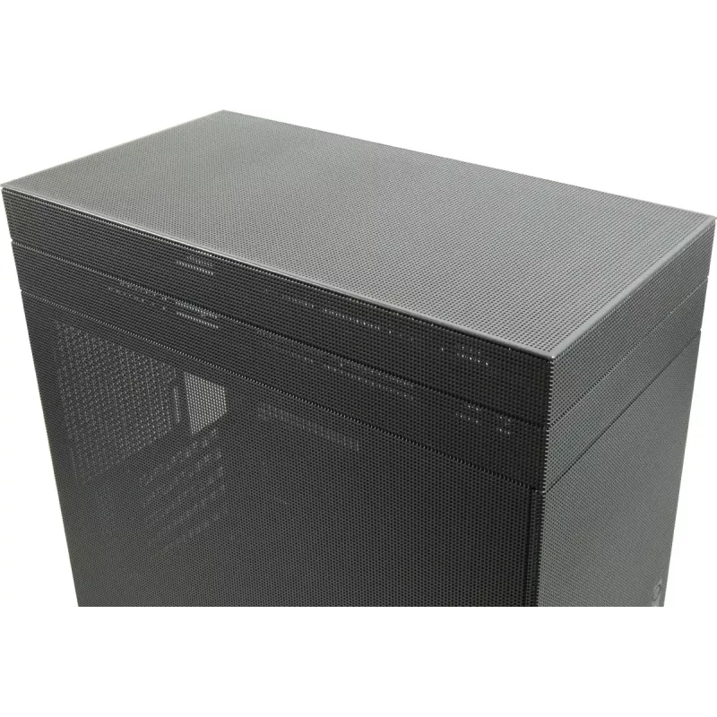 PC Mini Tower korpus INTER-TECH IM-2 Expander, Mini-ITX/Micro ATX, toetab ATX/SFX toiteplokke, 2,5-tollised ja 3,5-tollised kettad, ees/peal 120/140 mm ventilaatorid, must