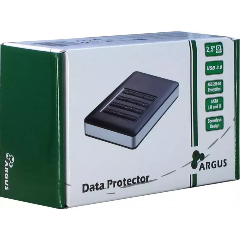 HDD-korpus Inter-Tech GD-25LK01 alumiinium must 2.5 tolli