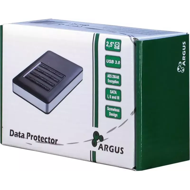 HDD-korpus Inter-Tech GD-25LK01 alumiinium must 2.5 tolli
