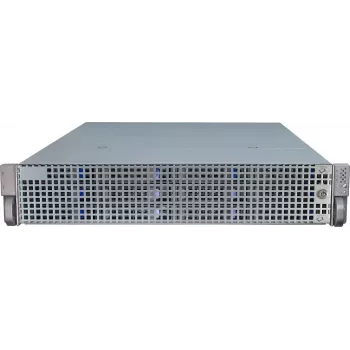 Server Case Inter-Tech IPC 2U-2412 Rack Must, Hõbedane