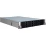 Server Case Inter-Tech IPC 2U-2412 Rack Must, Hõbedane