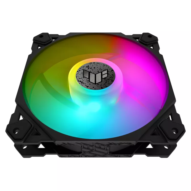 ASUS TUF Gaming TF120 ARGB ventilaator Arvutikorpus Õhkjahuti 12 cm Must