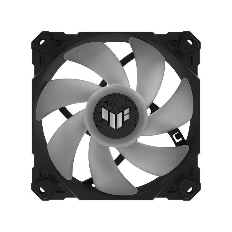 ASUS TUF Gaming TF120 ARGB ventilaator - kolmekordne ventilaatorikomplekt ARGB-kontrolleriga Arvutikorpus Õhkjahuti 12 cm Must
