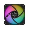 ASUS TUF Gaming TF120 ARGB ventilaator - kolmekordne ventilaatorikomplekt ARGB-kontrolleriga Arvutikorpus Õhkjahuti 12 cm Must