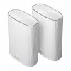ASUS ZenWiFi AX Hybrid (XP4) kaheribaline (2,4 GHz / 5 GHz) Wi-Fi 6 (802.11ax) Valge 2 sisemist