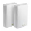 ASUS ZenWiFi AX Hybrid (XP4) kaheribaline (2,4 GHz / 5 GHz) Wi-Fi 6 (802.11ax) Valge 2 sisemist