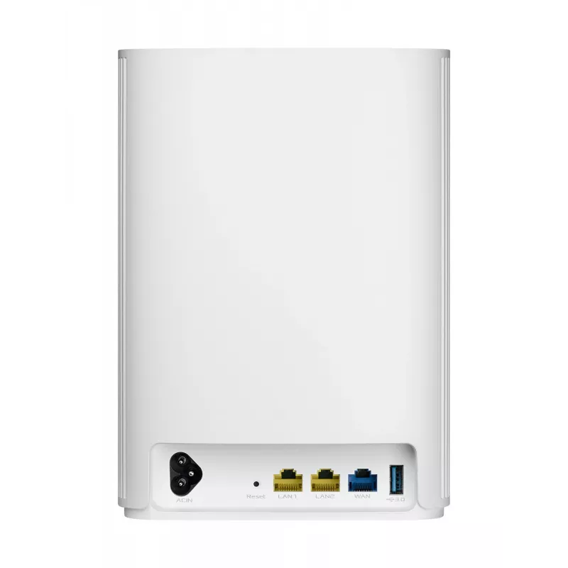 ASUS ZenWiFi AX Hybrid (XP4) kaheribaline (2,4 GHz / 5 GHz) Wi-Fi 6 (802.11ax) Valge 2 sisemist