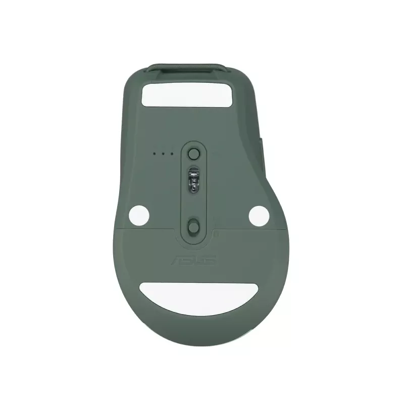 Hiir ASUS SmartO MD200 Silent Plus — Mõlemakäeline RF-juhtmevaba + Bluetooth, optiline 4200 DPI, 6 nuppu, roheline