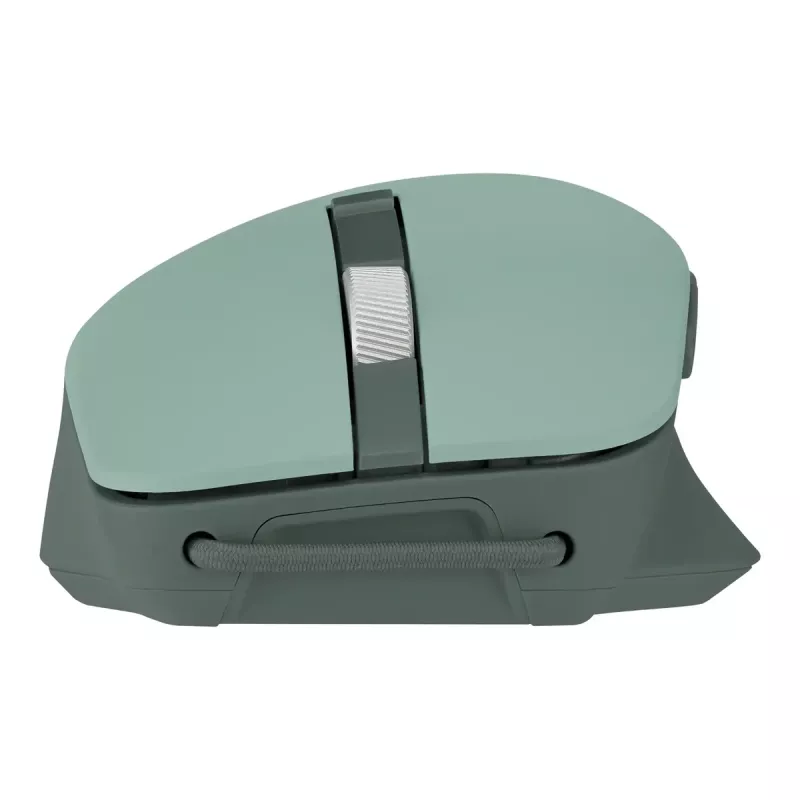 Hiir ASUS SmartO MD200 Silent Plus — Mõlemakäeline RF-juhtmevaba + Bluetooth, optiline 4200 DPI, 6 nuppu, roheline