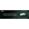 Hiir ASUS SmartO MD200 Silent Plus — Mõlemakäeline RF-juhtmevaba + Bluetooth, optiline 4200 DPI, 6 nuppu, roheline