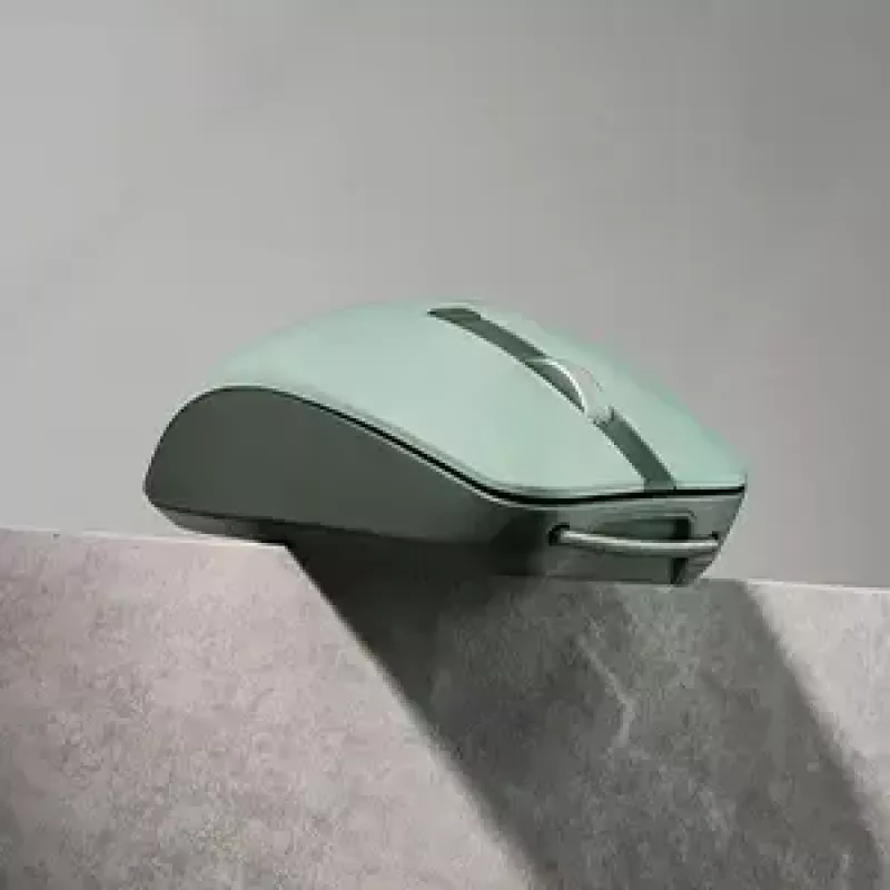Hiir ASUS SmartO MD200 Silent Plus — Mõlemakäeline RF-juhtmevaba + Bluetooth, optiline 4200 DPI, 6 nuppu, roheline