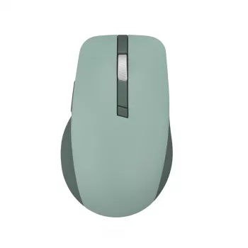 Hiir ASUS SmartO MD200 Silent Plus — Mõlemakäeline RF-juhtmevaba + Bluetooth, optiline 4200 DPI, 6 nuppu, roheline