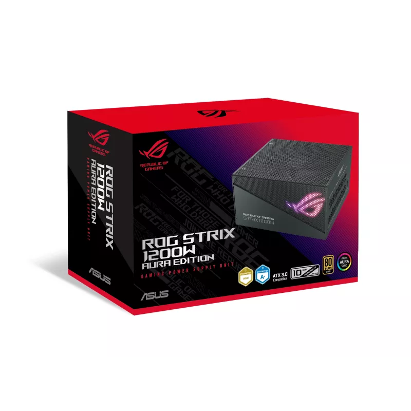 ASUS ROG STRIX 1200W Gold Aura Edition toiteplokk 20+4 pin ATX ATX Must