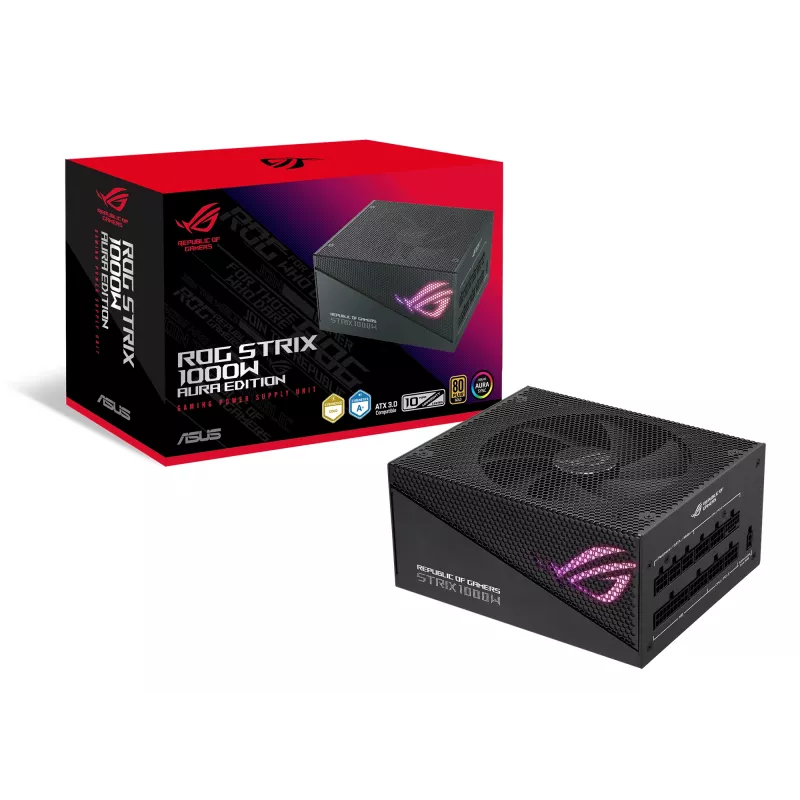ASUS ROG Strix 1000W Gold Aura Edition toiteplokk 20+4 pin ATX ATX must