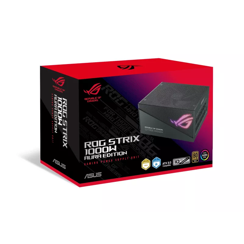 ASUS ROG Strix 1000W Gold Aura Edition toiteplokk 20+4 pin ATX ATX must