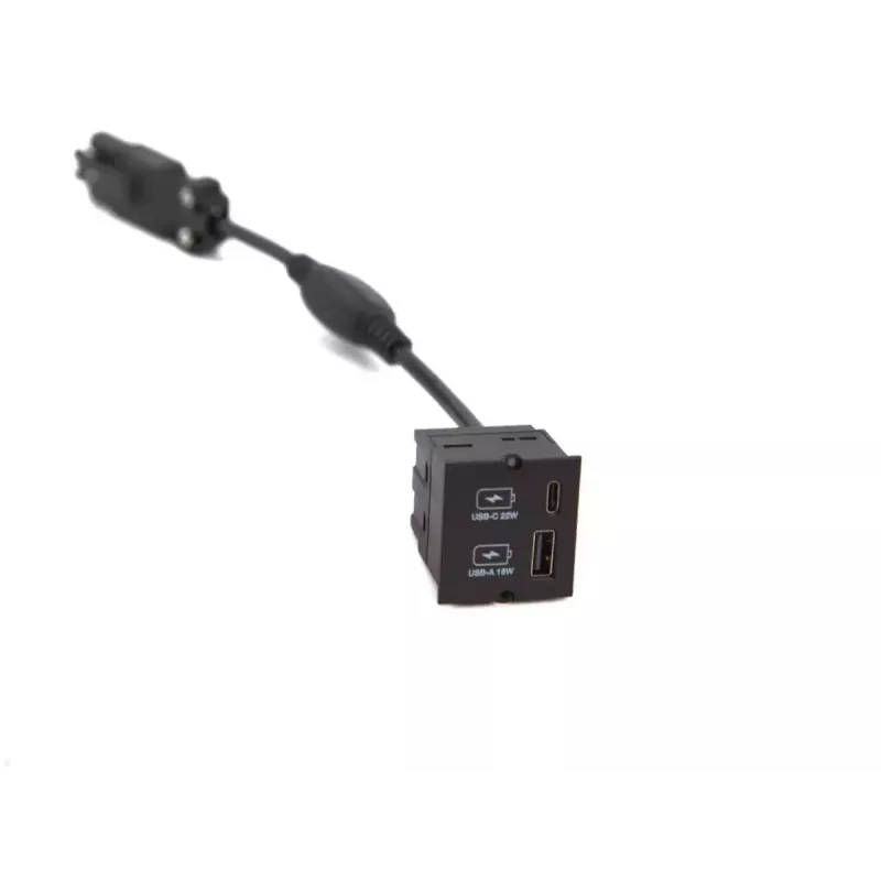 Pistikupesa USB A + USB C Bachmann 917.227 Must IP20 250V