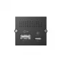 Pistikupesa USB A + USB C Bachmann 917.229 Must 3A