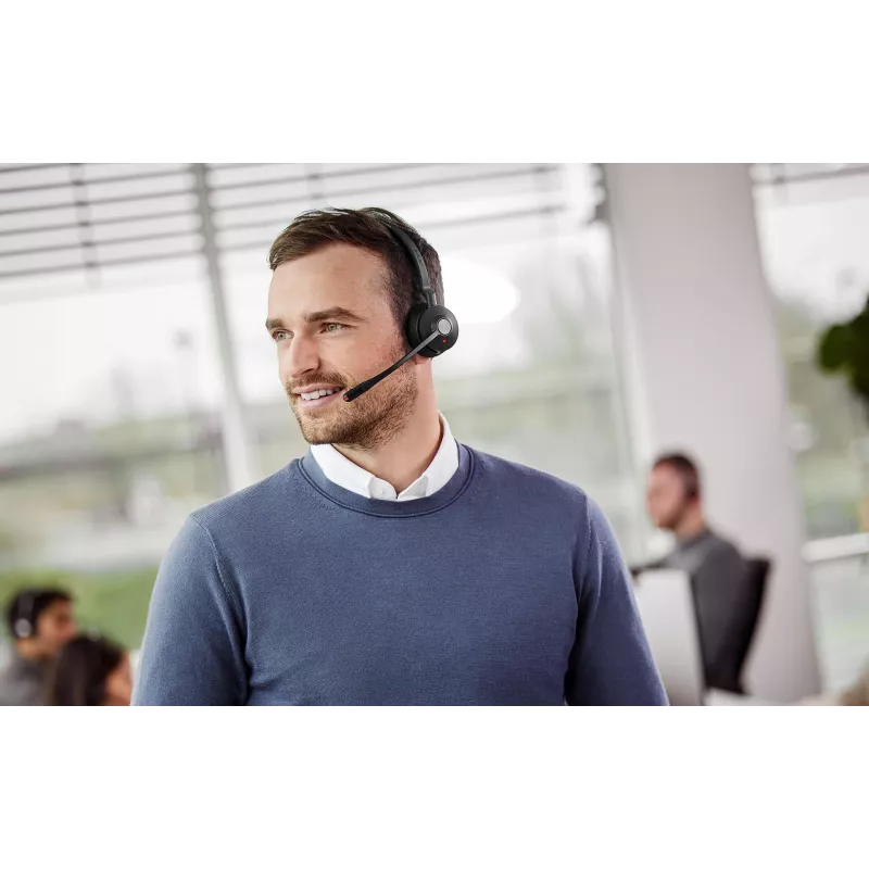 Jabra Engage 55 MS Stereo peaklülaga juhtmevaba kõrvaklapp kontorile/kõnekeskusele USB Type-A must