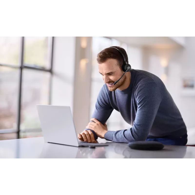 Jabra Engage 55 MS Stereo peaklülaga juhtmevaba kõrvaklapp kontorile/kõnekeskusele USB Type-A must