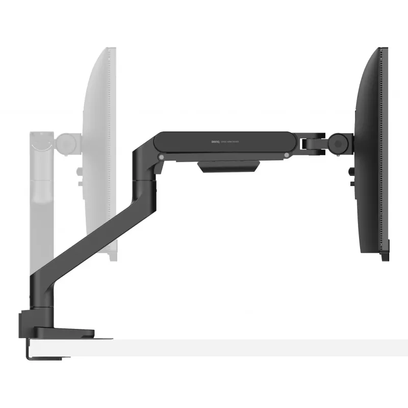 Monitor arm BenQ BSH01 — Ergo Arm adjustable height, VESA Ühilduv, Must