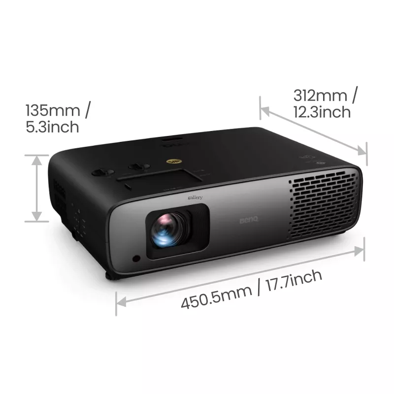 BenQ W4100i Standard throw projector 3200 ANSI luumenit DLP UHD 4K (3840x2160) 3D Must