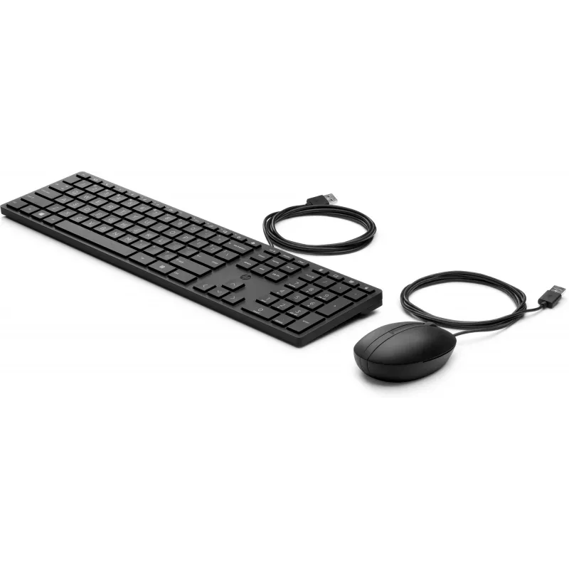Juhtmega klaviatuur ja hiir HP Wired Desktop 320MK