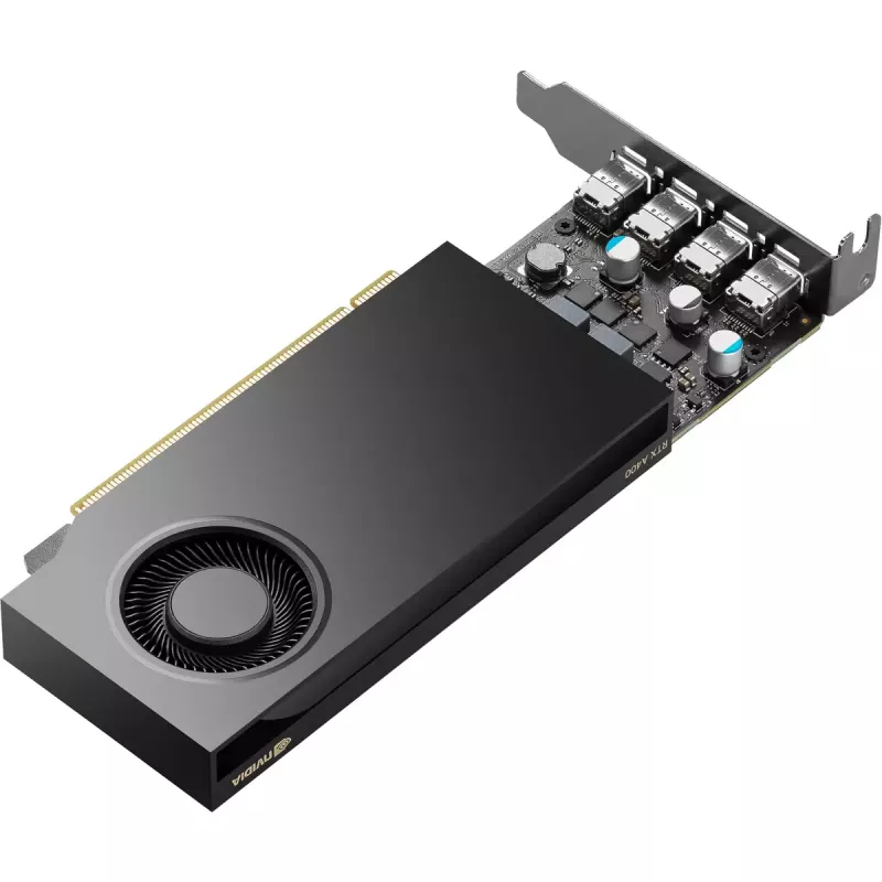 HP NVIDIA RTX A400 4 GB GDDR6 graafikakaart, 4 × Mini DisplayPort (9U277AA)