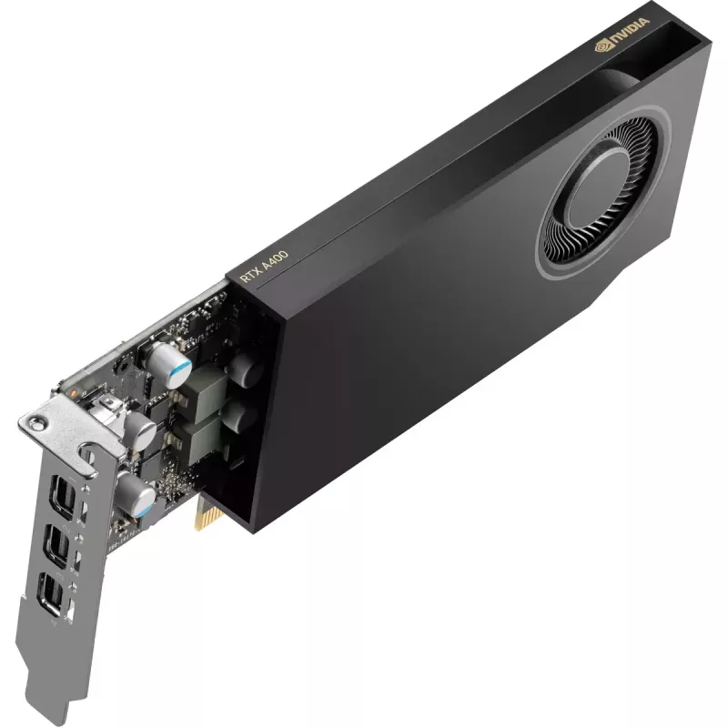 HP NVIDIA RTX A400 4 GB GDDR6 graafikakaart, 4 × Mini DisplayPort (9U277AA)