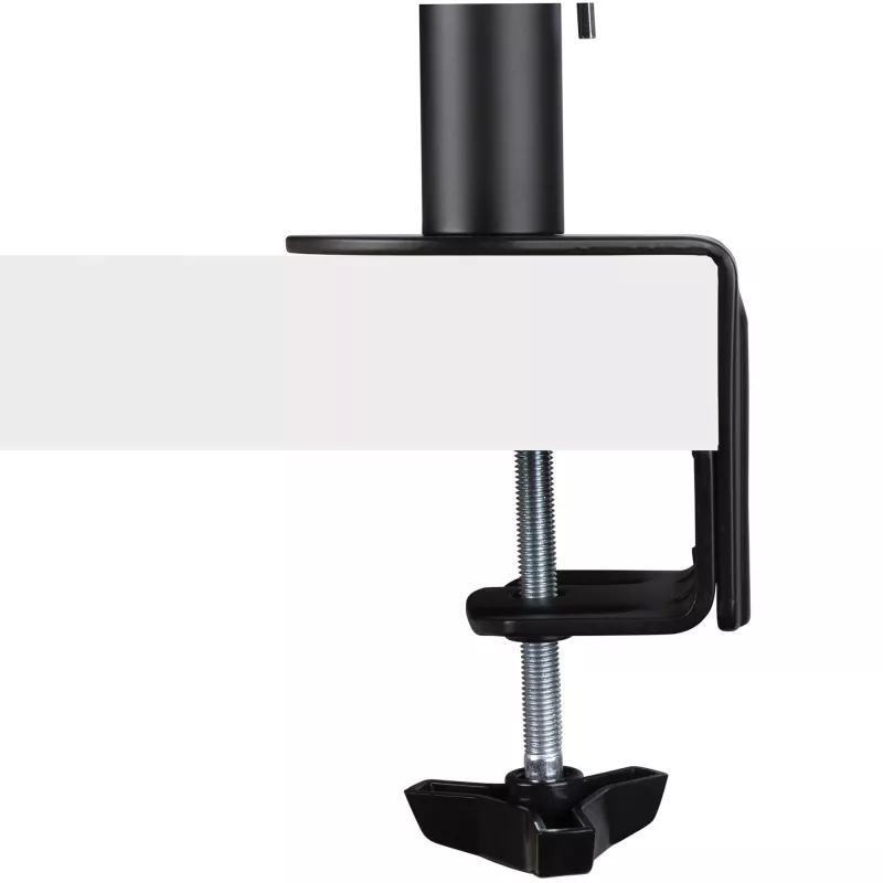 StarTech.com monitorihoidik koos VESA sülearvutialusega, sülearvutile (4,5 kg/9,9 naela) ja ühele ekraanile kuni 32 tolli (8 kg/17,6 naela), must, ventileeritav alus, reguleeritav sülearvuti kinnitusõlg, C-klamber/läbiviigukinnitus
