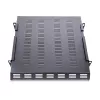 StarTech.com 1U 4-Post Adjustable Vented Server Rack Mount Shelf - 330lbs(150 kg) - 19.5 to 38in Adjustable Mounting Depth Universal Tray for 19 inch AV/ võrk Equipment Rack - 27.5in Deep