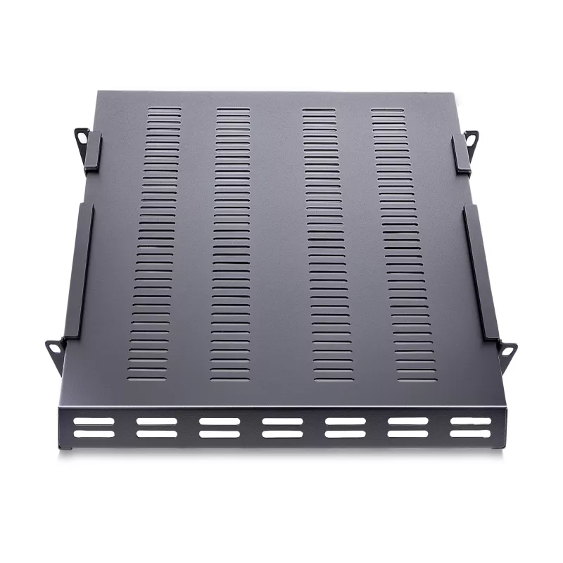 StarTech.com 1U 4-Post Adjustable Vented Server Rack Mount Shelf - 330lbs(150 kg) - 19.5 to 38in Adjustable Mounting Depth Universal Tray for 19 inch AV/ võrk Equipment Rack - 27.5in Deep