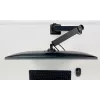 Lauakinnitusega gaasvedru monitori käepide Arctic X1-3D — toetab kuni 43-tollist / 10 kg, VESA 75x75–100x100, must