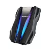 Väline kõvaketas ADATA HD770G 2TB 2,5-tolline USB 3.2 Gen 1 Must, põrutuskindel, siinitoide