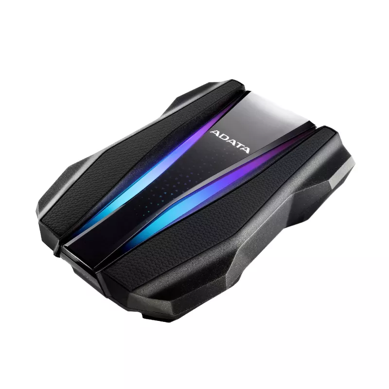 Väline kõvaketas ADATA HD770G 2TB 2,5-tolline USB 3.2 Gen 1 Must, põrutuskindel, siinitoide