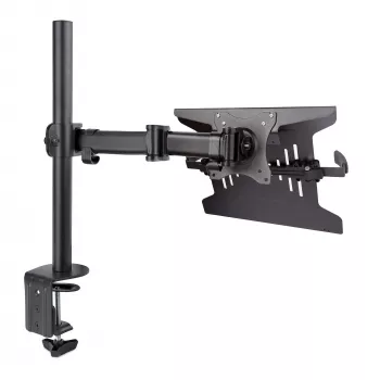 StarTech.com sülearvuti lauaklamber - monitori ja sülearvuti kinnitus - sobib kuni 34-tollistele ekraanidele (8 kg / 17,6 naela) ja sülearvutitele (4,5 kg / 9,9 naela) - liigendatav VESA sülearvutialuse käsi - klamber-/tihendiava kinnitus