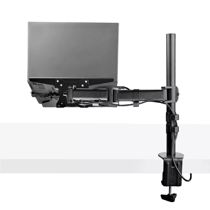 StarTech.com sülearvuti lauaklamber - monitori ja sülearvuti kinnitus - sobib kuni 34-tollistele ekraanidele (8 kg / 17,6 naela) ja sülearvutitele (4,5 kg / 9,9 naela) - liigendatav VESA sülearvutialuse käsi - klamber-/tihendiava kinnitus