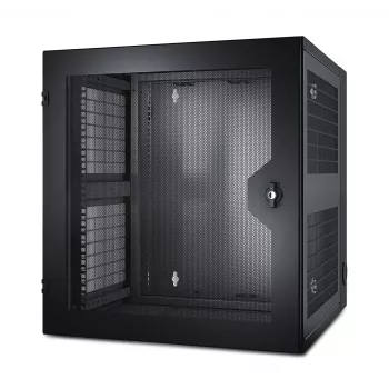 APC NetShelter 13U seinale paigaldatav rack-kapp ventileeritava uksega topelthingedega serveri sügavusele